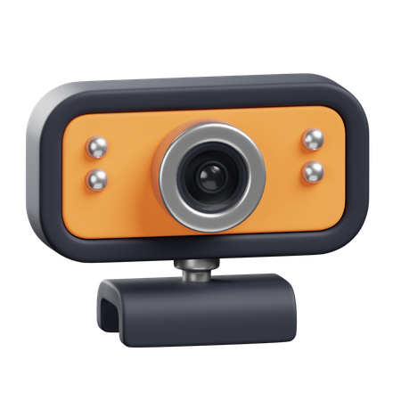 Cámara web  3D Icon