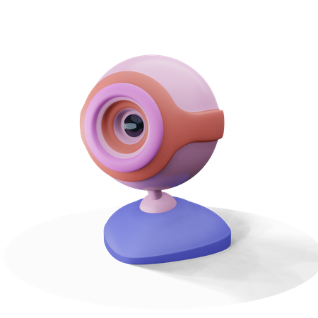Cámara web  3D Icon