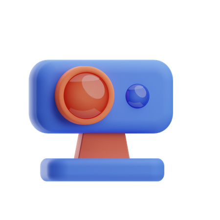 Cámara web  3D Icon