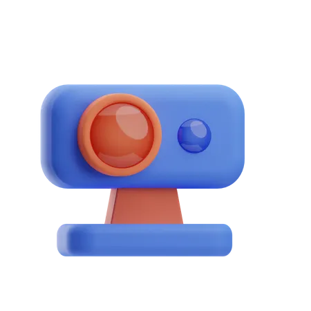 Cámara web  3D Icon