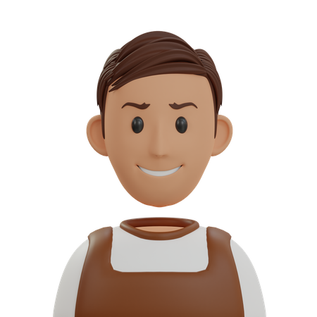 Mesero  3D Icon