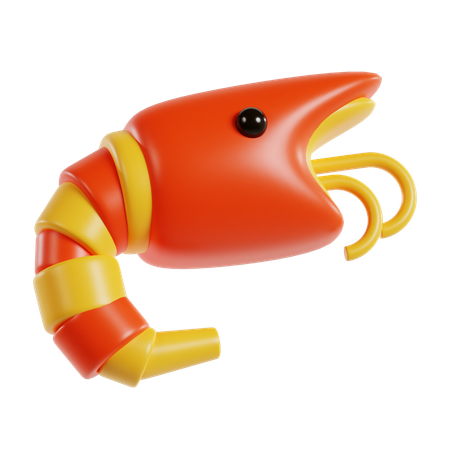 Camarones  3D Icon