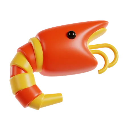 Camarones  3D Icon