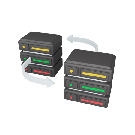 Cambiar de servidor  3D Icon