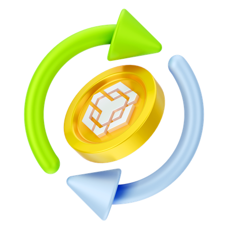 Câmbio binance  3D Icon
