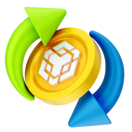 Câmbio binance  3D Icon