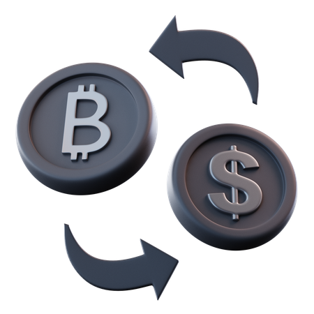 Cambio de dinero  3D Icon
