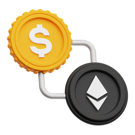 Cambio de dolar  3D Icon