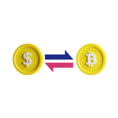 Cambio de dolar  3D Icon