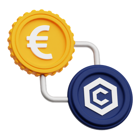 Cambio de euro  3D Icon