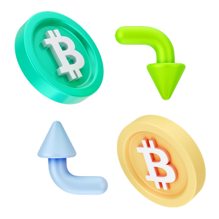 Cambio de moneda de tonelada  3D Icon