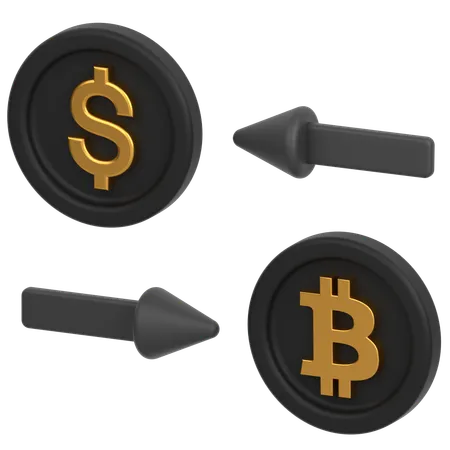 Cambiar moneda  3D Icon