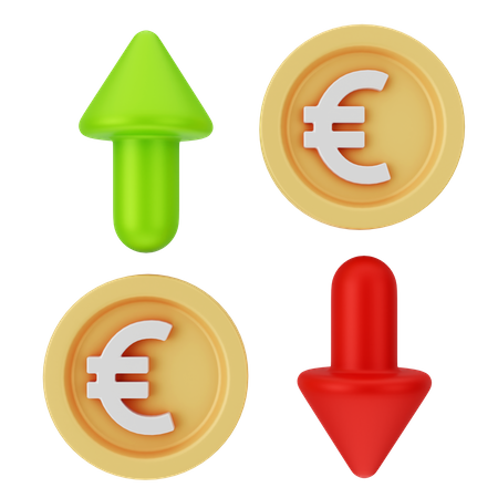 Câmbio monetário  3D Icon