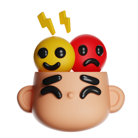 Cambios de humor Salud emocional  3D Icon