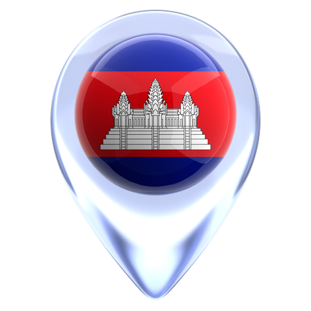 Cambodge  3D Icon