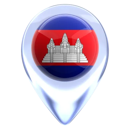 Cambodge  3D Icon