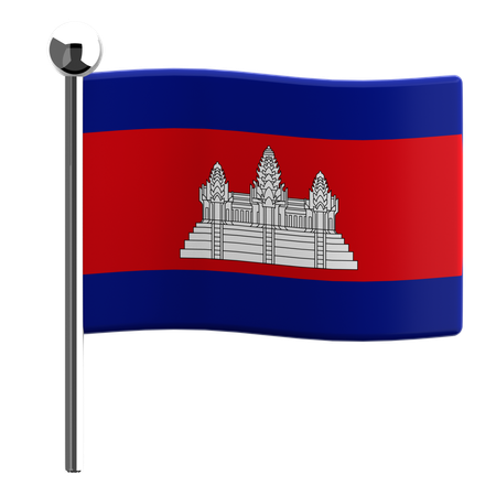 Cambodge  3D Icon