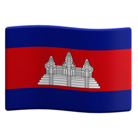 Cambodge  3D Icon