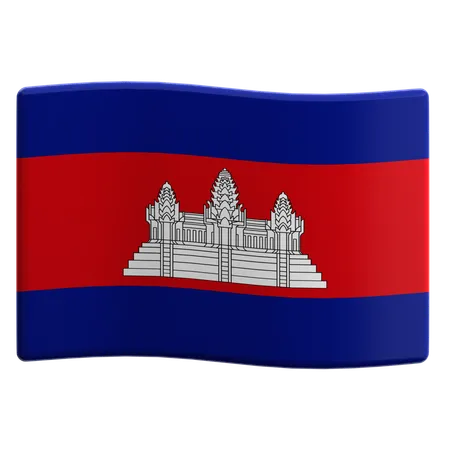 Cambodge  3D Icon