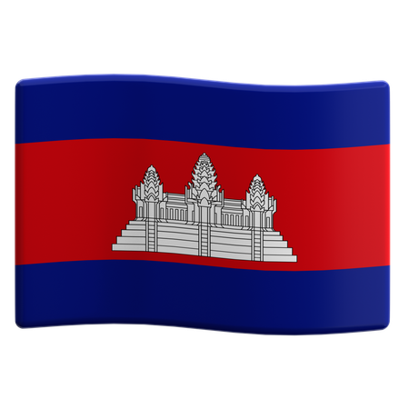 Camboja  3D Icon