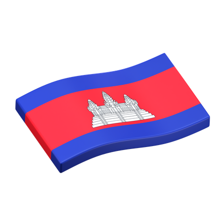 Camboja  3D Icon