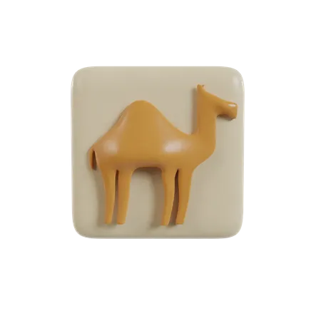 Camel  3D Illustration