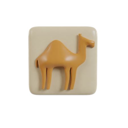 Camel 3D Illustration