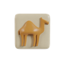 3d camel emoji