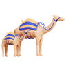 camel 3d illustration