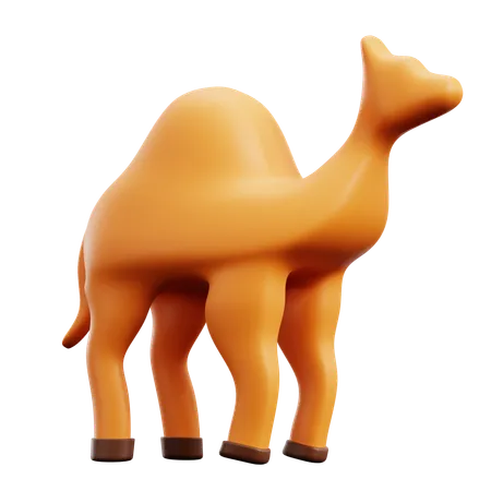 Camelo Deserto Oriente Medio Animal Icone 3 D Ilustracao Renderizar Design 3D Icon