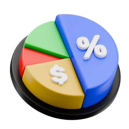 Diagramme circulaire  3D Icon