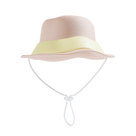 Cameo Hat  3D Icon
