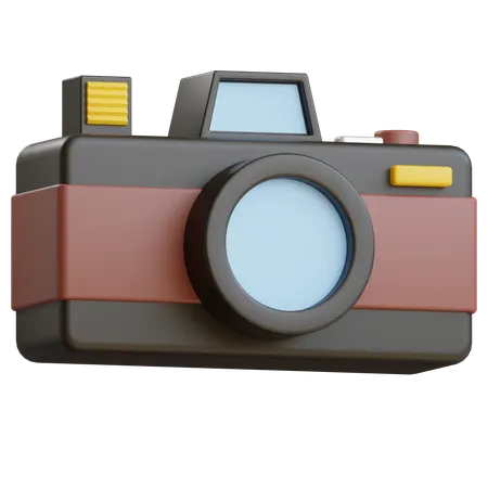 3 D Camera Illustration With Transparent Background 3D Icon