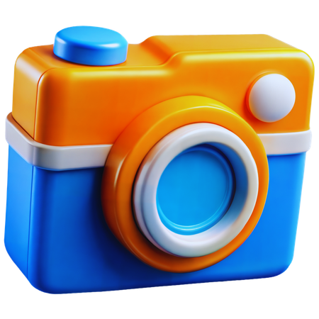 카메라  3D Icon