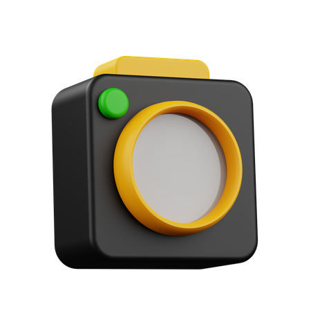 카메라  3D Icon