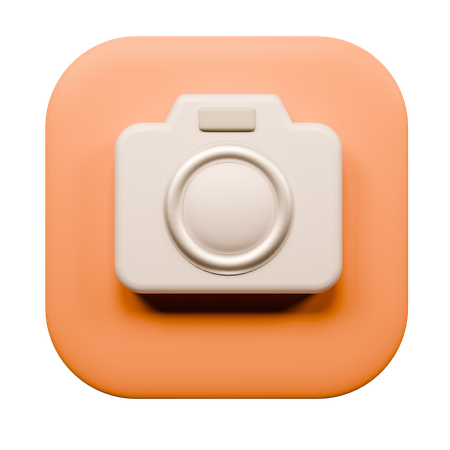 카메라  3D Icon