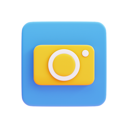 カメラ  3D Icon