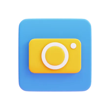 カメラ  3D Icon