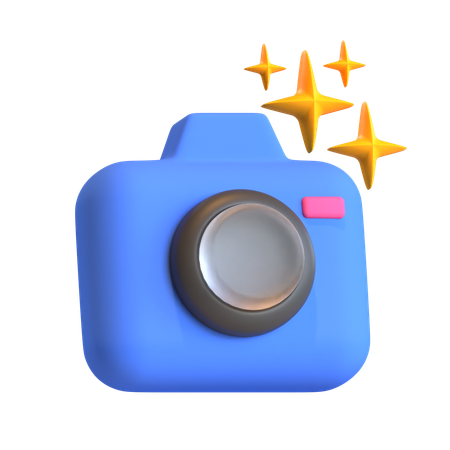 카메라  3D Icon