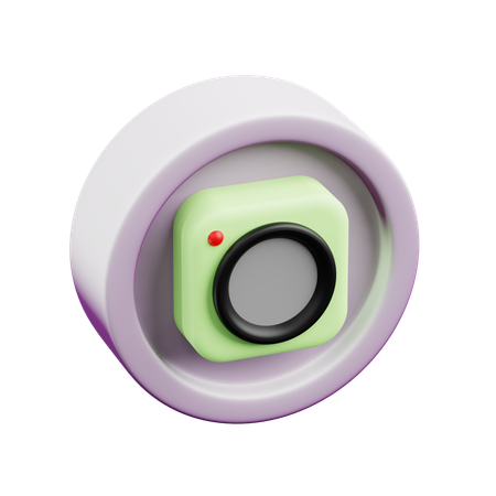 カメラ  3D Icon