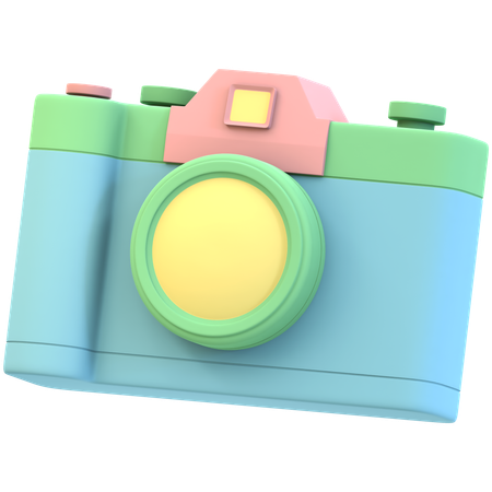 카메라  3D Icon