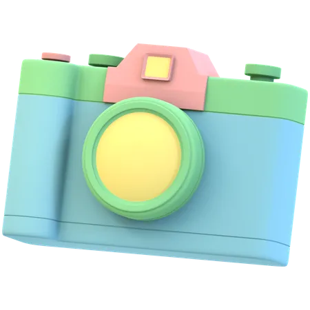 카메라  3D Icon