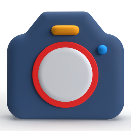 카메라  3D Icon