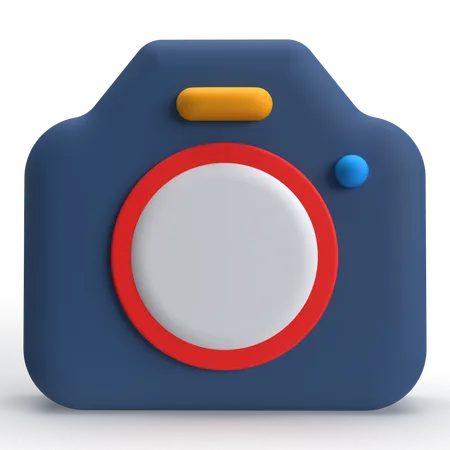 카메라  3D Icon