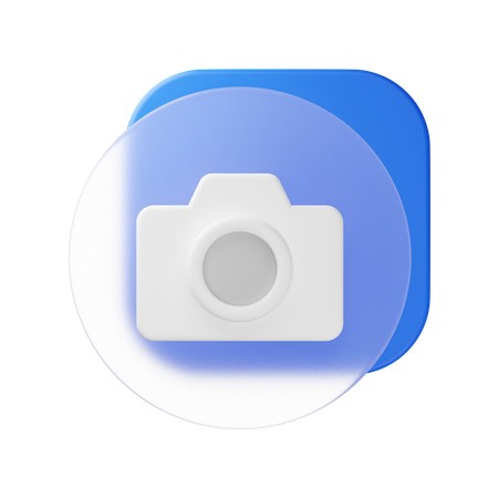 카메라  3D Icon