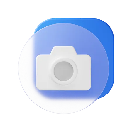 카메라  3D Icon