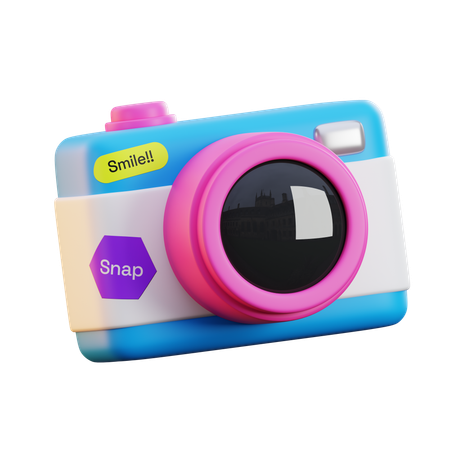 카메라  3D Icon