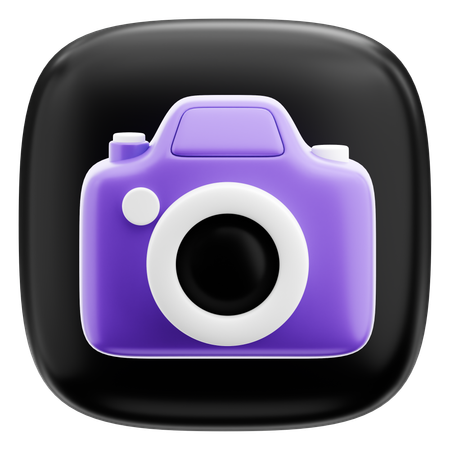 카메라  3D Icon