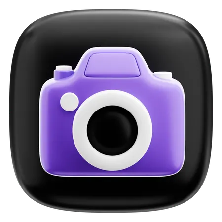 카메라  3D Icon
