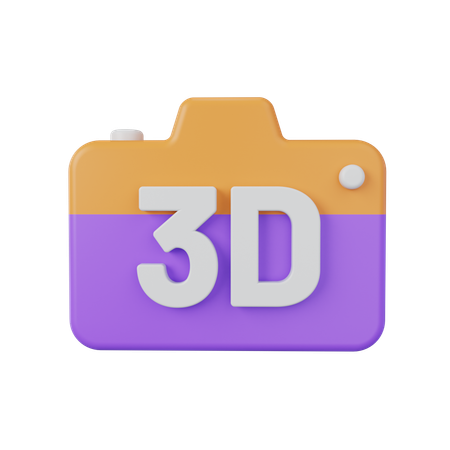 Câmera 3D  3D Icon